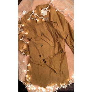 L Khaki Raincoat